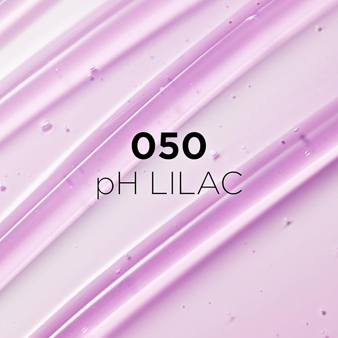 L'Oreal Paris Plump Ambition pH Hyaluron Lip Oil, Color Shifting Lip Tint with 24HR Hydration, Volumizing Shine and Lasting Color, 050 pH Lilac