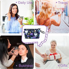 Gloppie Makeup Bag Cute Sunscreen Bag Travel Cosmetic Bag Must Have Purse Essentials Swans