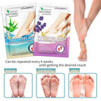 5 Pack Foot Peeling Mask,Exfoliator Peel Off Calluses Dead Skin Callus Remover,Foot Mask for Dry Cracked Feet,Foot Peel Masks for Men and Women Feet Peeling Mask for Stocking Stuffers
