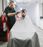 Barber Cape,Professional Salon Hair Cutting Cape,56x63 inches Large Hairdresser Cape for Haircut,Coloring,Makeup,Styling