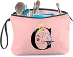 SEAMOON Maid of Honor Friendship Birthday Gifts for Women Her Aunt Sister Bridesmaid Coworkers Bride Personalized Makeup Cosmetic bag with Mirror Mothers Day Christmas Graduation G
