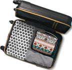 Travel Toiletry Bag for Women & Men Aztec Western Ethnic Hanging Cosmetic Organizer Portable Waterproof Makeup Case Make Up Bag with Compartments Travel Essentials for Bathroom Shower