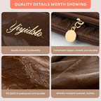Cosmetic Bag Travel Makeup Bag Large Capacity Small Travel Zipper Pouch Makeup Organizer Bag for Women (Brown-2 Pack)