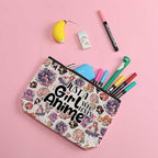 Anime Merch Anime Stuff Anime Makeup Bag， Graduation Nurse Day Birthday Anime Accessories Anime Gifts for Women Teen Girls Anime Lovers Fan Daughter Sister Granddaughter Best Friend Cosmetic Bag