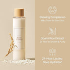 I'm from Rice Toner for Sensitive Skin, Rice Extract from Korea, Glow Essence with Niacinamide, Hydrating, Vegan, Alcohol Free, Fragrance Free, Peta Approved, K Beauty Toner, 5.07 Fl Oz