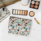 Wenboco Cartoon Makeup Bag - Bestie Gifts for Women & Girls - Birthday & Graduation - Cosmetic Bag