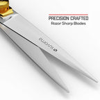 Suvorna 6" Hair Scissors Professional - Hair Shears for Women & Men - Extremely Sharp Hair Cutting Scissors to Cut Hair - Right Hand Barber Shears for Hair Cutting for Hairdressers and Professionals