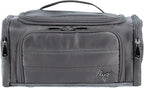 Lug Trolley Medium Cosmetic Case, GUNMETAL GREY