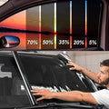 Window Tint Film for Cars, 5% VLT 30" in x 25'Ft Ceramic Automotive Window Film, Blocks 99% UV & IR Rays, Heat Resistant Anti Glare Film for Windshield, Scratch Resistant Sun Shade Auto Tint Roll