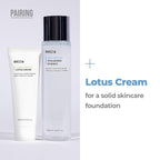 ROVECTIN Calming Lotus Water Cream (2.03 fl.oz, 60ml) Moisturizer + Aqua Hyaluronic Essence (6.08 fl.oz, 180ml) Facial Toner Bundle | Vegan Korean Skincare [2 Pack]