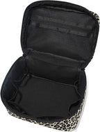 Makeup Bag, Leopard Skin Animal Print Travel Makeup Organizer Bag Cosmetic Cases Toiletry Bags for Girl Women Ladies