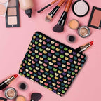 Makeup Bag Heart Makeup Bags For Purse Pouch, Colorful Love Hearts Travel Toiletry Bag Cosmetic Bag Makeup Bags Flax Makeup Organizer Bag Pencil Pouch For Man Woman
