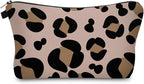 Cute Travel Makeup Bag Cosmetic Bag Small Pouch Gift for Women (Big Leopard)