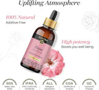 Avatra Rose Essential Oil 100ML (3.38 OZ) with Glass Dropper and Travel Bottle, Pure and Natural Therapeutic Grade Lavender Oil for Diffuser, Aromatherapy, Massage, and DIY Candle Products