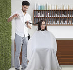 Professional Salon Hair Cutting Cape,56x63 inches Large Hairdresser Cape for Haircut,Coloring,Makeup,Styling and More,(White)