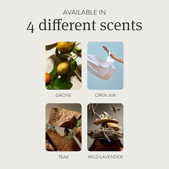 Drift Home Scent Diffuser Starter Kit in Teak - Adjustable and Long Lasting Diffuser Aroma - Clean Ingredients, Pet Safe