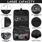 Hanging Travel Toiletry Bag for Women Men Colorful Butterfly Waterproof Makeup Bag Animal Butterfly Portable Cosmetic Bag Travel Essentials for Traveling Accessories Toiletries Bathroom Shower
