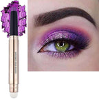 Purple Eyeshadow Stick Purple eyeliner Pencil Eye Makeup Cream Smooth Shimmer Eyeshadow Pencil Primer Glitter Dark Light Matte Single base Crayon Primer Hypoallergenic Waterproof Long Lasting