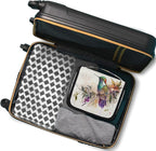 Travel Toiletry Bag for Women & Men Colorful Art Bird Hanging Cosmetic Organizer Portable Waterproof Makeup Case Make Up Bag with Compartments Travel Essentials for Bathroom Shower