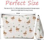 Duck Gifts for Duck Lovers, Makeup Bag Cosmetic Bag Travel Pouch, Animal Lovers Gifts for Women Girls Daughter Sisters Coworker Best Friend Friendship Graduation Birthday