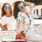 Funny Travel Gifts for Women Makeup Bag Travel Essentials Cosmetic Bags Toiletry Bag Flight Vacation Gifts for Sister Mom Travelers Girls Trip Birthday Mothers Day Anniversary