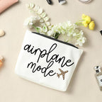 Pilot Gift, Airplane Modeew4ewq Makeup Bag, Flight Attendant Gifts, birthdays Gifts, Christmas, Halloween Gifts, women, mom, daughter, sister, teacher, female Gifts.airplane travel essentials.