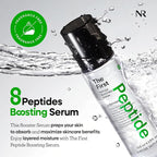 Nature Republic The First Peptide Boosting Serum – Niacinamide, Hyaluronic Acid, Hydrating & Firming Facial Serum, for Uneven Skin Tone, Korean Skincare, 150ml / 5.07 fl oz