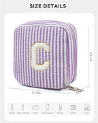 LETGO Bridesmaid Gifts for Wedding Day, Bridesmaid Gifts | Bridesmaid Proposal Gifts Unique Gifts | Preppy Makeup Bag 30th Birthday Gifts for Her | Makeup Organizer Bag Preppy Stuff