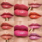 Oulac Orange Nude Shine Lipstick - Peach Moisturizing Lip Stick Glossy Tinted Lip Balm, Sheer Shine Juicy Finish, Lightweight and Hydrating Formula for Dry Lip Care, Vegan 2.2g/0.07oz (05)