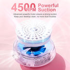 Professional Nail Dust Collector, Quiet Nail Vacuum Cleaner Machine with Reusable Filter, Powerful Suction Nail Tech Dust Fan for Acrylic Gel Nails Art Polishing, Manicure Pedicure Salon Home Use
