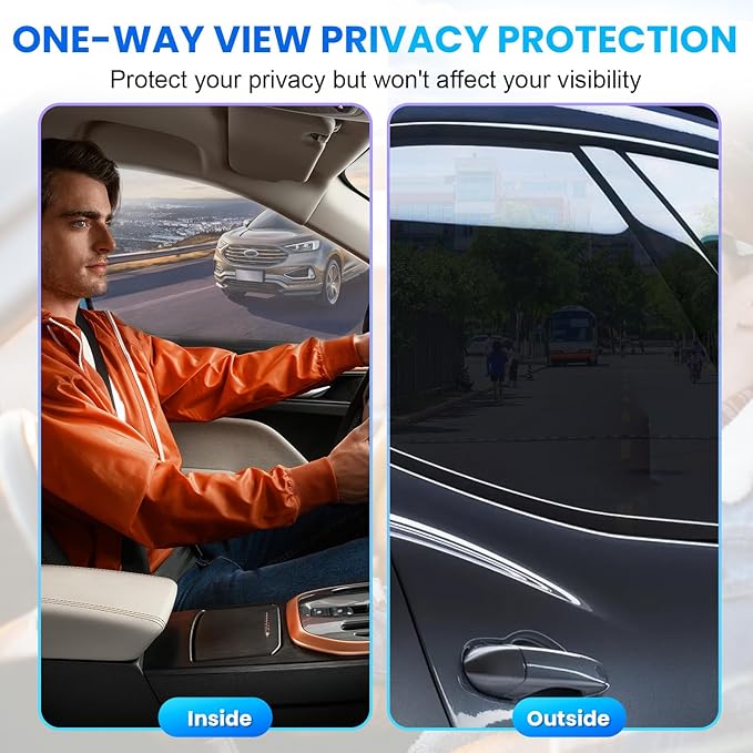 Car Window Tint 35% VLT - 20" in x 10' Ft Nano Carbon Window Tint Privacy Film for Car, Heat & UV Blocking, Glare Reduction and Scratch Resistant Automotive Tinting Roll