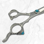 6.0 Inch Hair Shears Set (Cutting and Thinning Shears) - Professional Grade VG-10 Japanese Steel - Zen (Set)