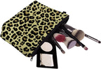 Cute Travel Makeup Bag Cosmetic Bag Small Pouch Gift for Women (Leopard Print)