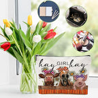 2pcs Funny Farm Animals Cow Stuff Western Makeup Bag, Farm Animals Cosmetic Bag Cow Gifts for Women Female Girls Sister BFF, Christmas Birthday Gift, Western Stuff Travel Toiletry Bags