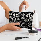 Goth Makeup Bag, Mystical Gothic Evil Eyes Witchy Cosmetic Bag Toiletry Bag for Women, Witch Stuff, Halloween Makeup Bag, Halloween Gifts for Women
