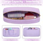 Travel Essentials Makeup Bag for Women Water-resistant Toiletry Organizer Nylon Cosmetic Pouch Preppy Stuff