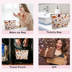 Friends TV Show Merchandise Gifts for Women Travel Cosmetic Bag, Funny Friends TV Show Merchandise Birthday Friendship Gifts for Women Fans Bestie