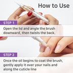 Baren Nail & Cuticle Oil Repair Essence Pen | Easy Pen Type | Strengthener for Damaged Nails | Korean Celebrity Nail Care Secret | Nail Growth Treatment with JoJoba Oil, Almond Oil, Vitamin E