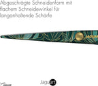 Jaguar Exotic Island Jungle Green Hairdressing Scissors, Right Handed Offset Handle, 5.5 Inch