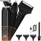 RESUXI Hair Clippers for Men T-Blade Trimmer Electric Shaver Razor Nose Hair Trimmer Set,Beard Grooming Kit 3 in 1 for Nose Ear Body Face Mustache,Father Gifts for Him
