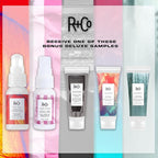 R+Co Bel Air Smoothing Shampoo and Conditioner Set (8.5 Oz) + R+Co Bonus Deluxe Sample (.5 Oz) | Body + Shine + Smoothing for All Hair Types | Vegan + Cruelty-Free |