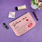 Sazuwu Grandma Gift from Grandchildren Makeup Bag Pink Gifts New Grandma Gifts from Friend Cosmetic Bag Nana Gifts from Grandkids New Grandmother Gifts First Time Mothers Day Gifts Travel Pouch
