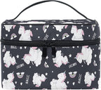Makeup Bag, Cute Unicorn Rainbow Travel Makeup Organizer Bag Cosmetic Cases Toiletry Bags for Girl Women Ladies