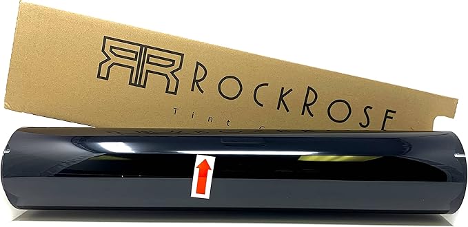RockRose 1% VLT Car Tint 36" by 25FT 2PLY Premium Carbon Professional Tint Car Window Tint Heat, UV, and IRR Block Tint for Cars Adhesive Film(36" x 25FT)