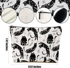 Botanical Cat Makeup Bag Cat Gifts Cosmetic Bag Cat Lover Gifts for Women Girls Friends Wife Cat Themed Gifts Cat Stuff Travel Organizer Zipper Pouch Graduation Birthday Friendship Gifts