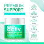 Hemp Cream with Menthol, MSM & Arnica – Lightweight, Fast-Absorbing Moisturizing Cream – Refreshing, Non-Greasy Formula for Nourished Skin – 2 Fl Oz