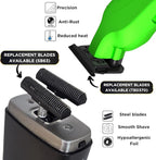 Supreme Trimmer Vader Trimmer & Crunch Foil Shaver Barber Haircutting Kit | Professional DLC T-Blade Beard Trimmer ST3778 & STF602 Waterproof IPX6 Shaver Set | (Acid)