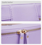 Clear Makeup Bag Small, TSA Approved Portable Toiletry Bag with Zipper Cosmetic Travel Bag Makeup Organizer Case Mini Makeup Pouch for Purse Car Organizer Bag for Women Men