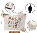 Nurse Makeup Bags - Cosmetic Bags With Zipper for Nursing Students