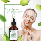 HBNO Organic Neem Oil - 4 oz (120ml) Value Size - Ideal for Face wash, Lotions, Skincare, and Hair Care Products (Glass Bottle)
